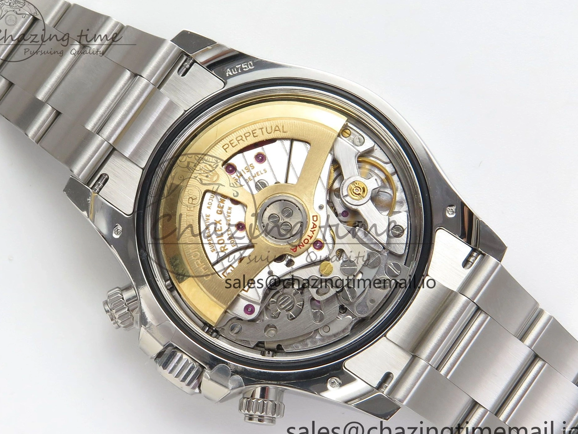 Dial 1:1 Daytona Bracelet Custom on Edition SS PPM4132 904L Le 126529 Modded Best  White Mans CLEAN Custom 0119